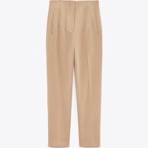 ZARA high waste ankle pants